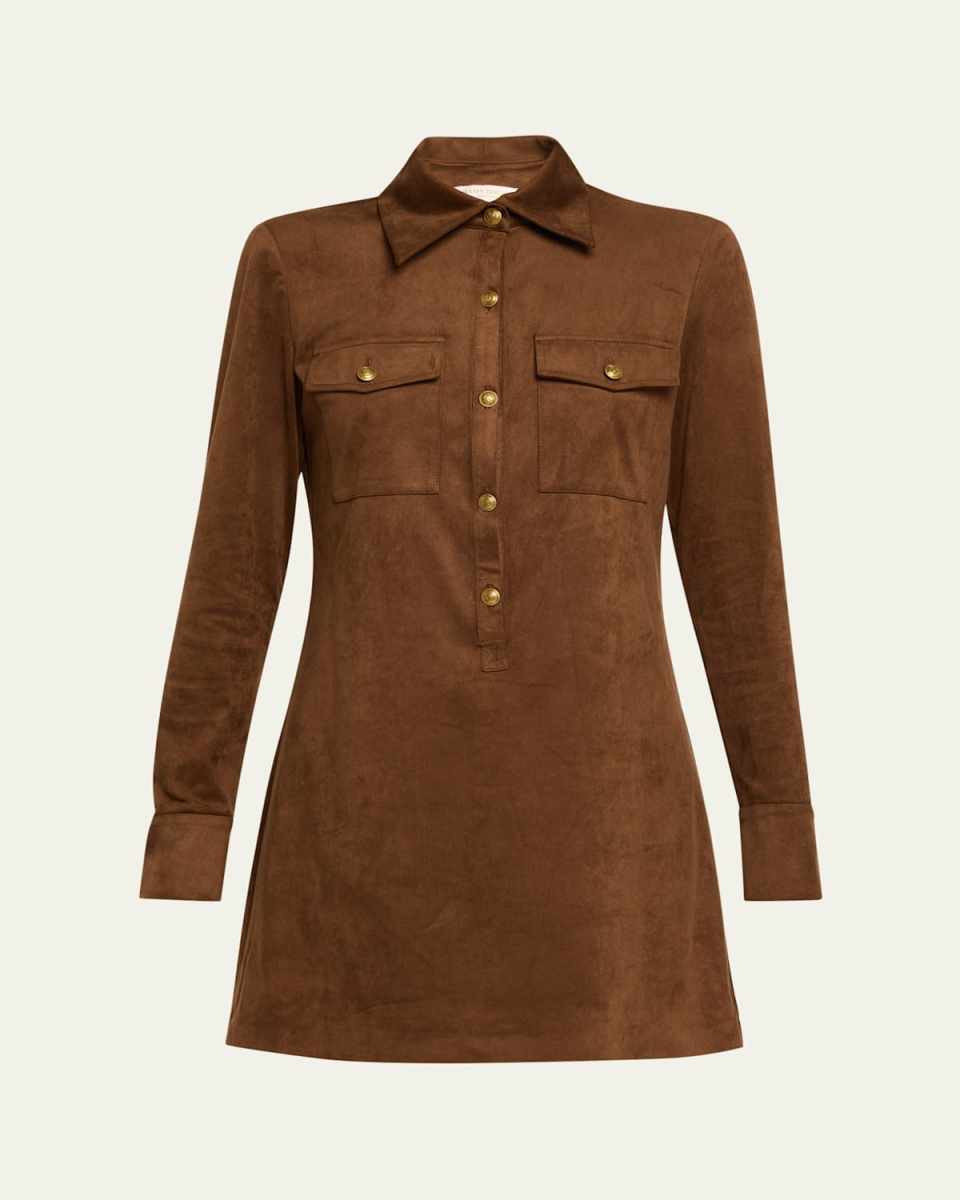 Maria Long-Sleeve Mini Dress